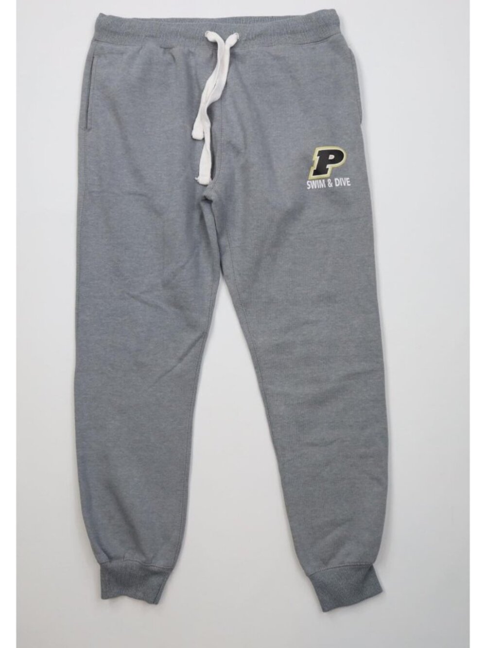 Vtg Mens Medium Team Issued Purdue University Swim & Dive Sweatpants Joggers